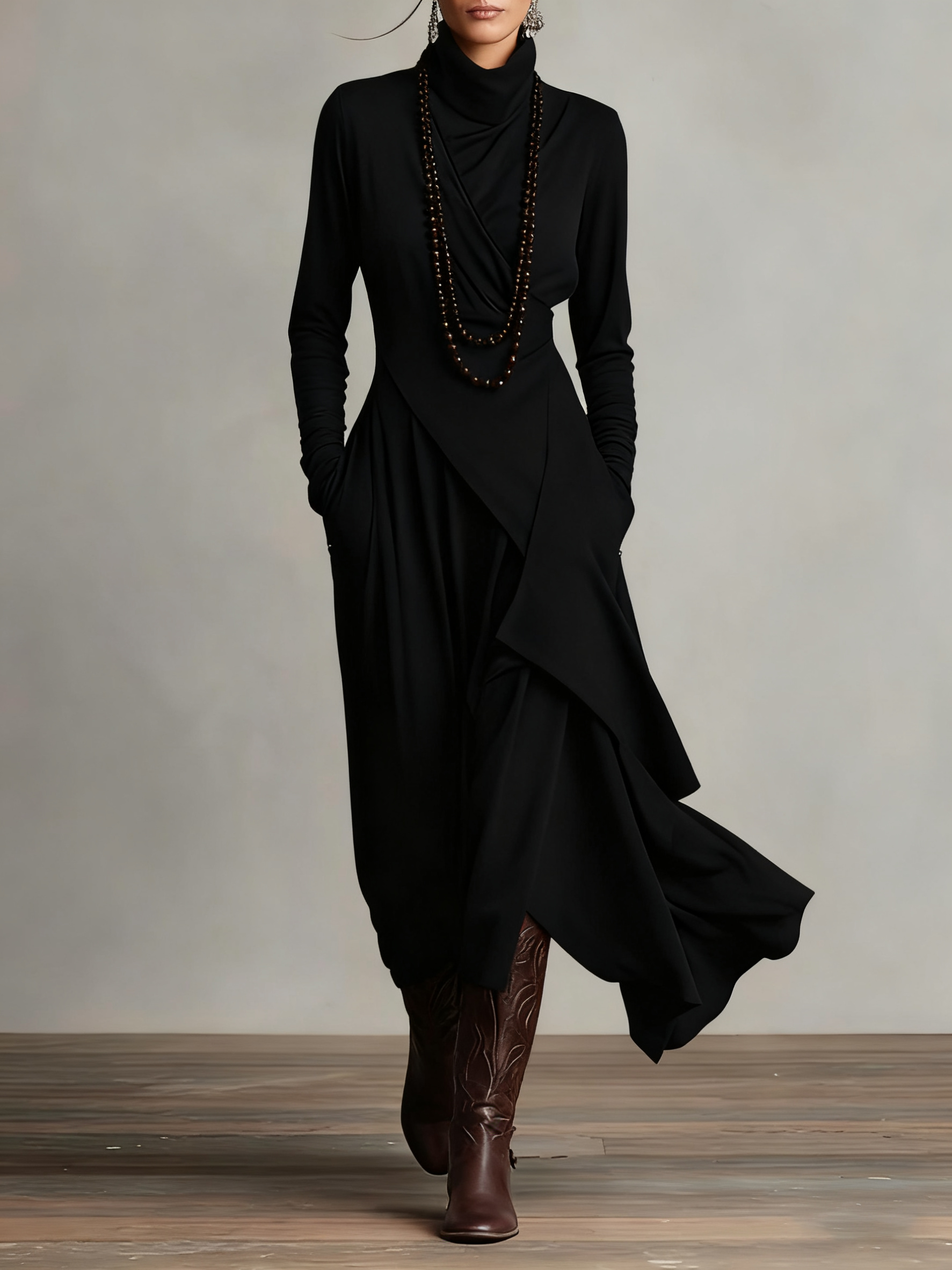 Aurelia | Women's Turtleneck Maxi