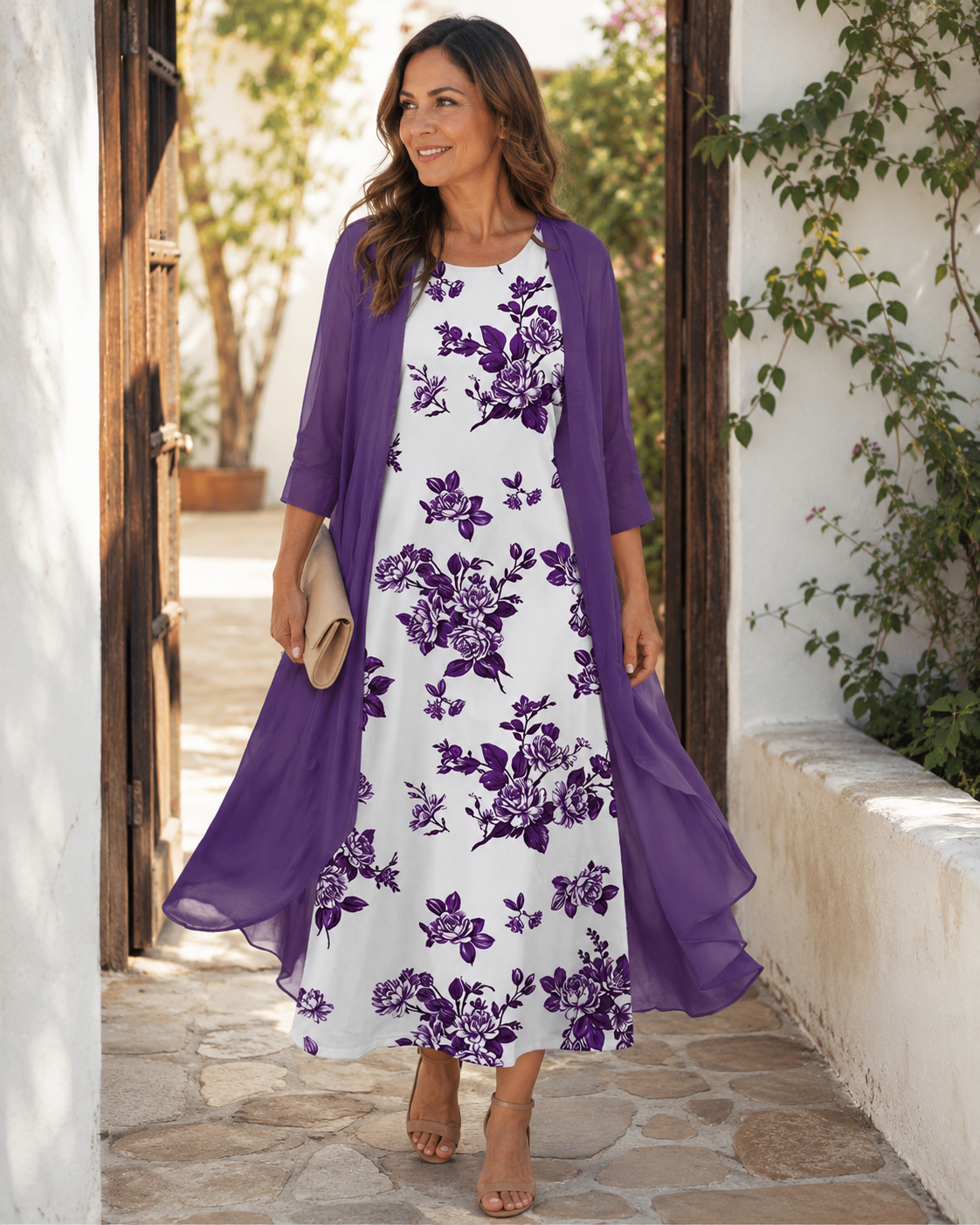 Alexandra | Floral Layered Two-Piece Set