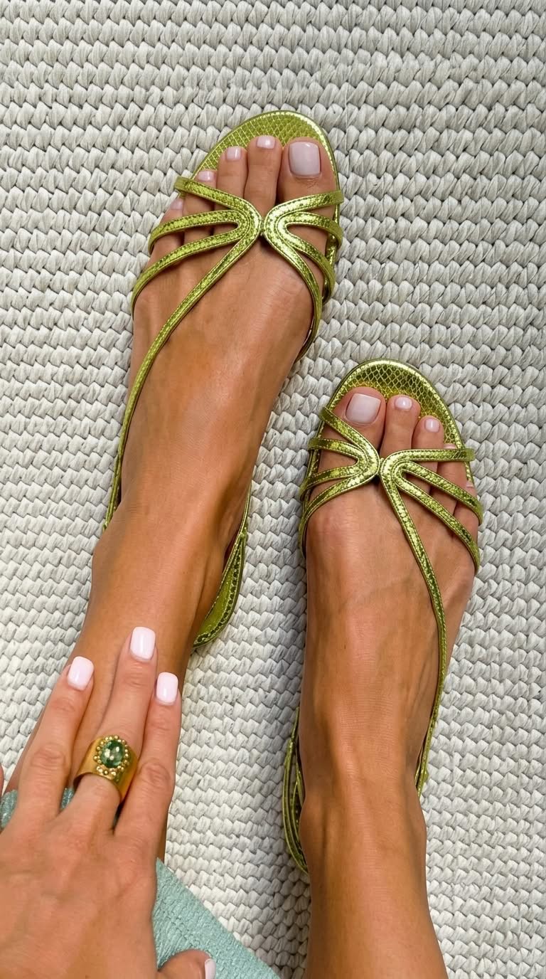 Serena | Golden Summer Elegance Sandals