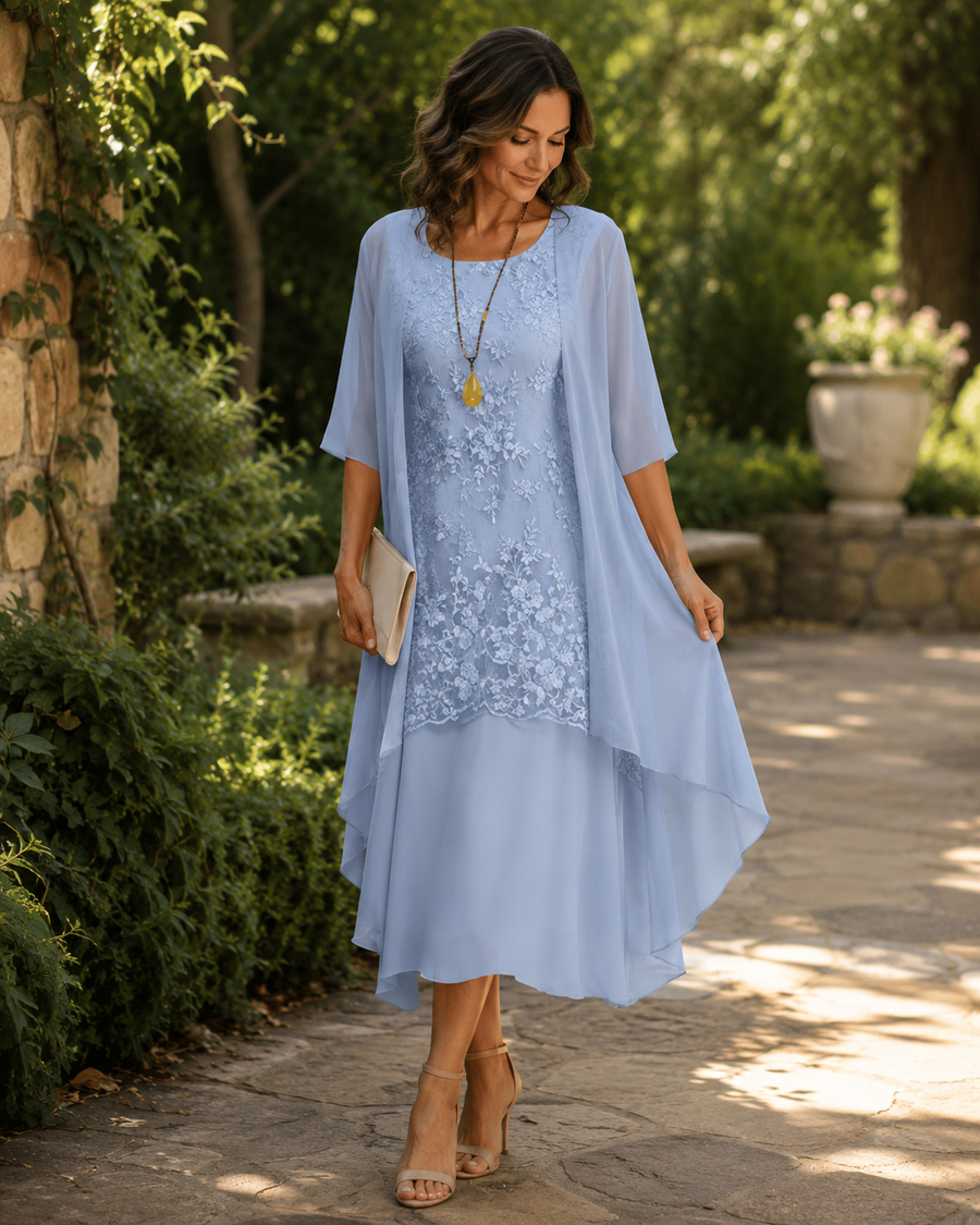 Annabelle | Flowing Overlay Two-Piece Set