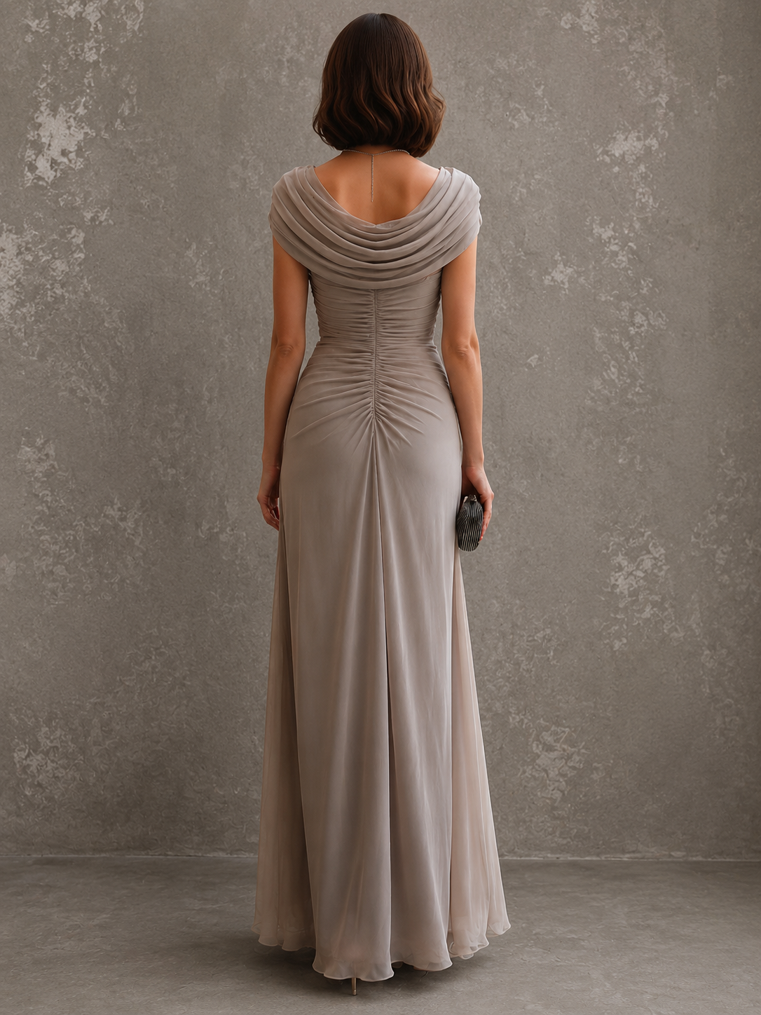 Luna | Elegant Ruched Maxi Dress