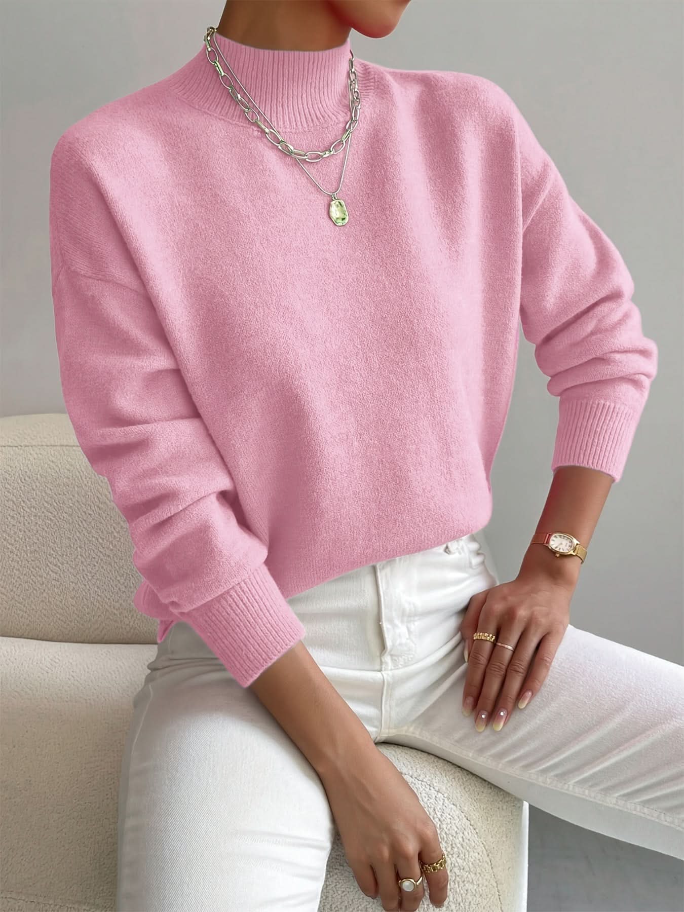Nicole | Refined Roll Neck Sweater
