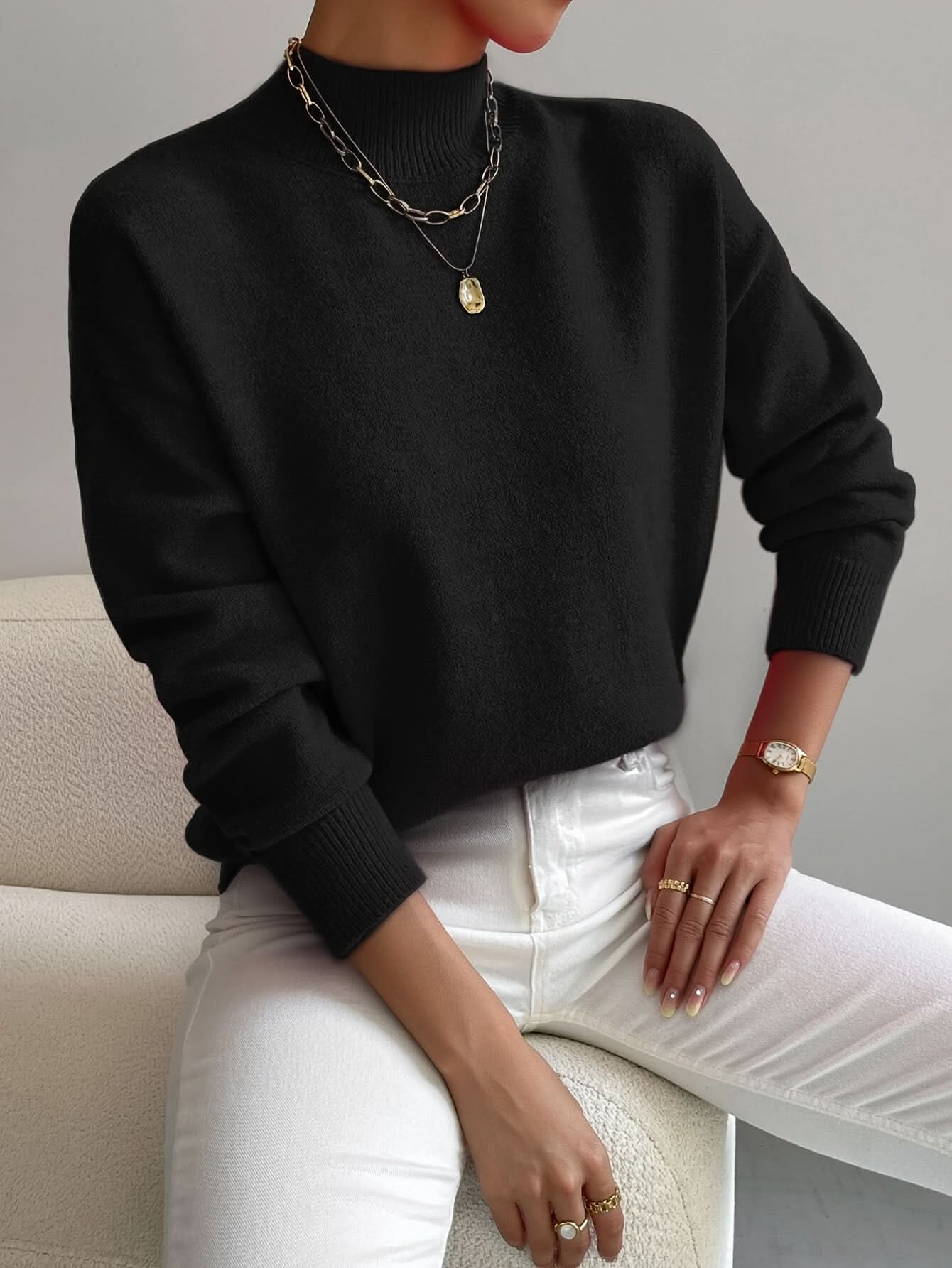 Nicole | Refined Roll Neck Sweater
