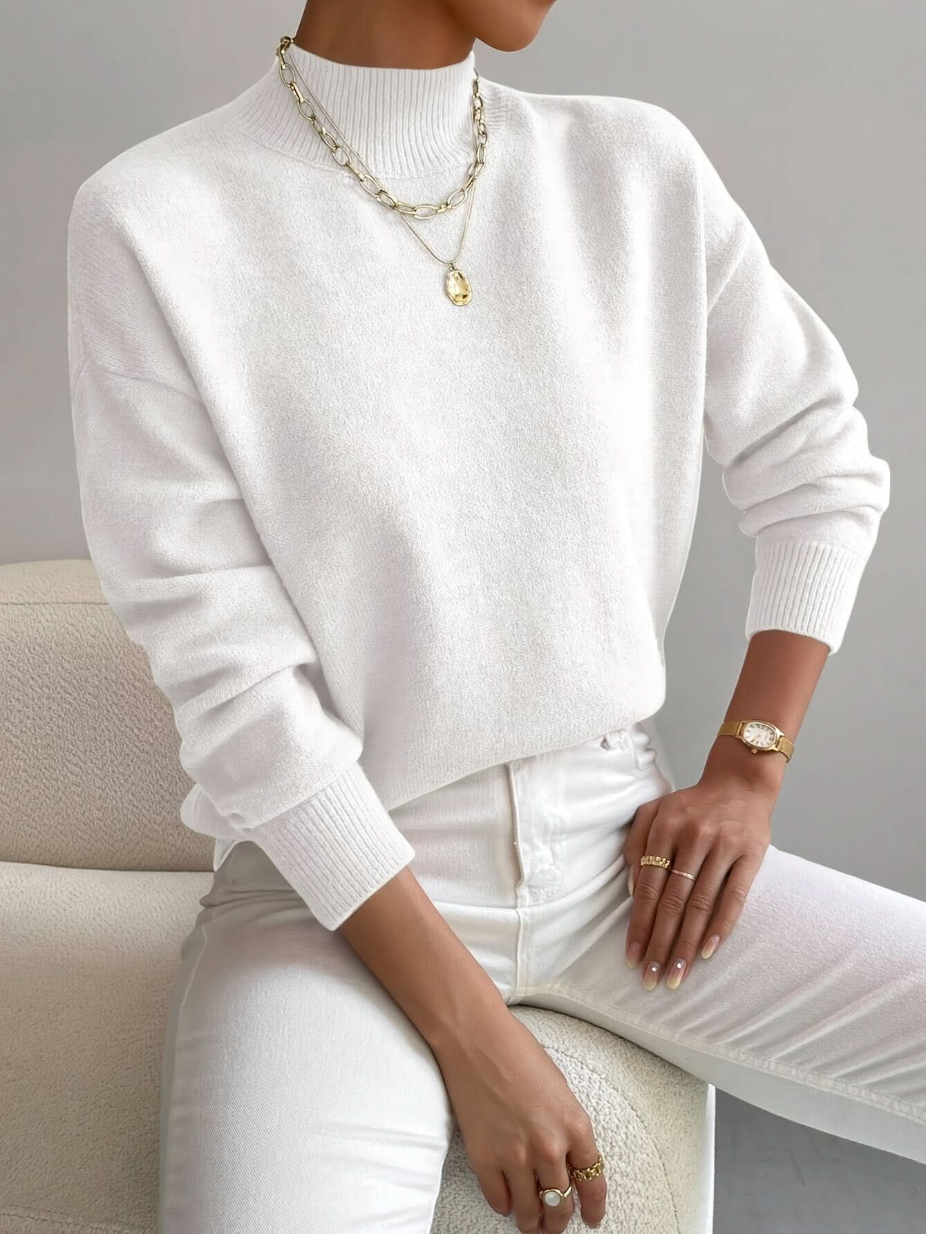 Nicole | Refined Roll Neck Sweater
