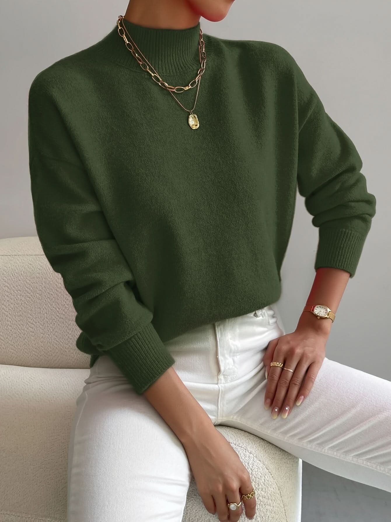 Nicole | Refined Roll Neck Sweater