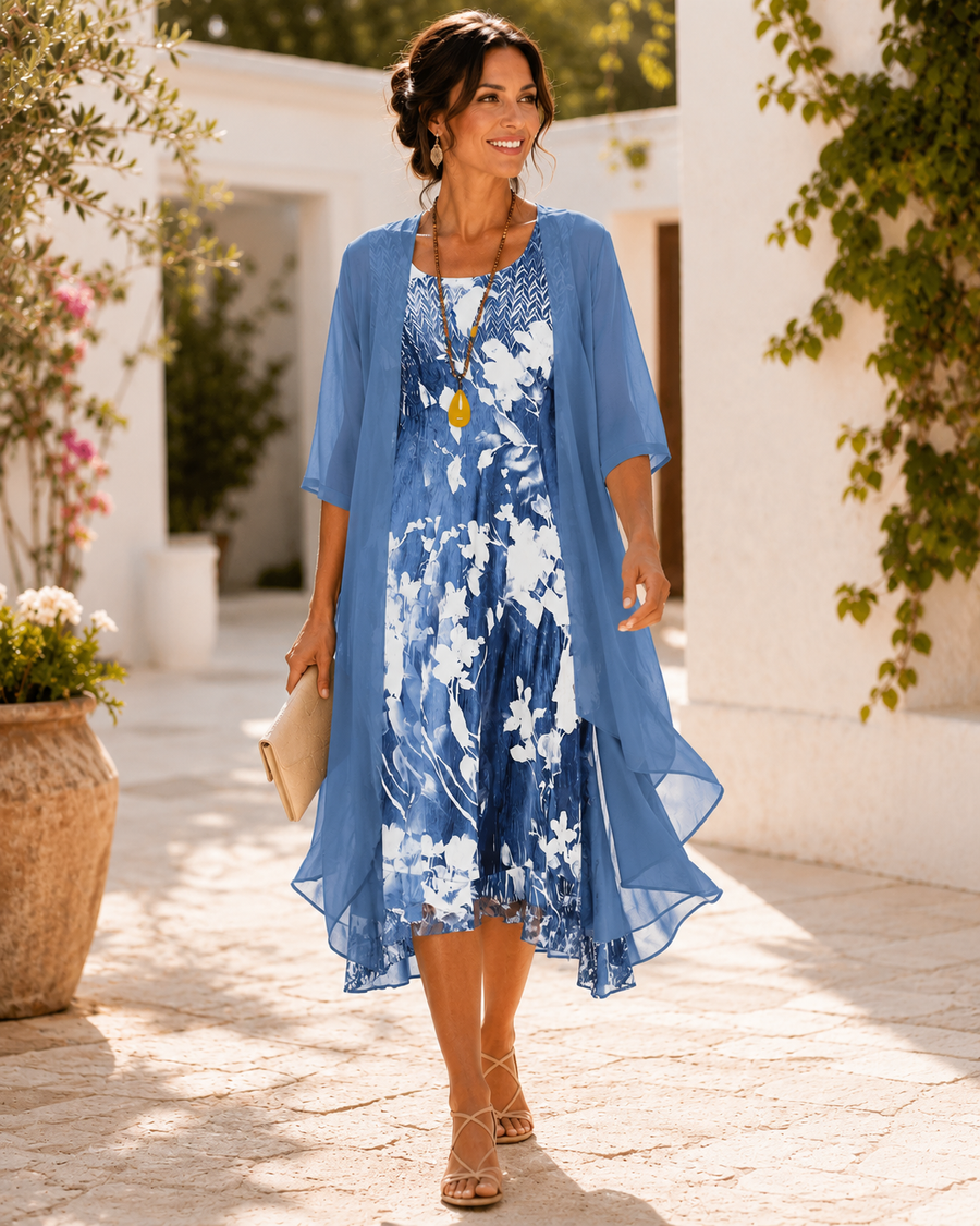 Elizabeth | Floaty Layered Two-Piece Set