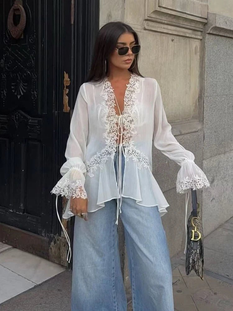 Flora | Lace Cardigan Top