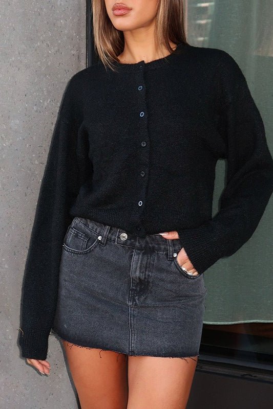 Elise | Button Front Knit Cardigan
