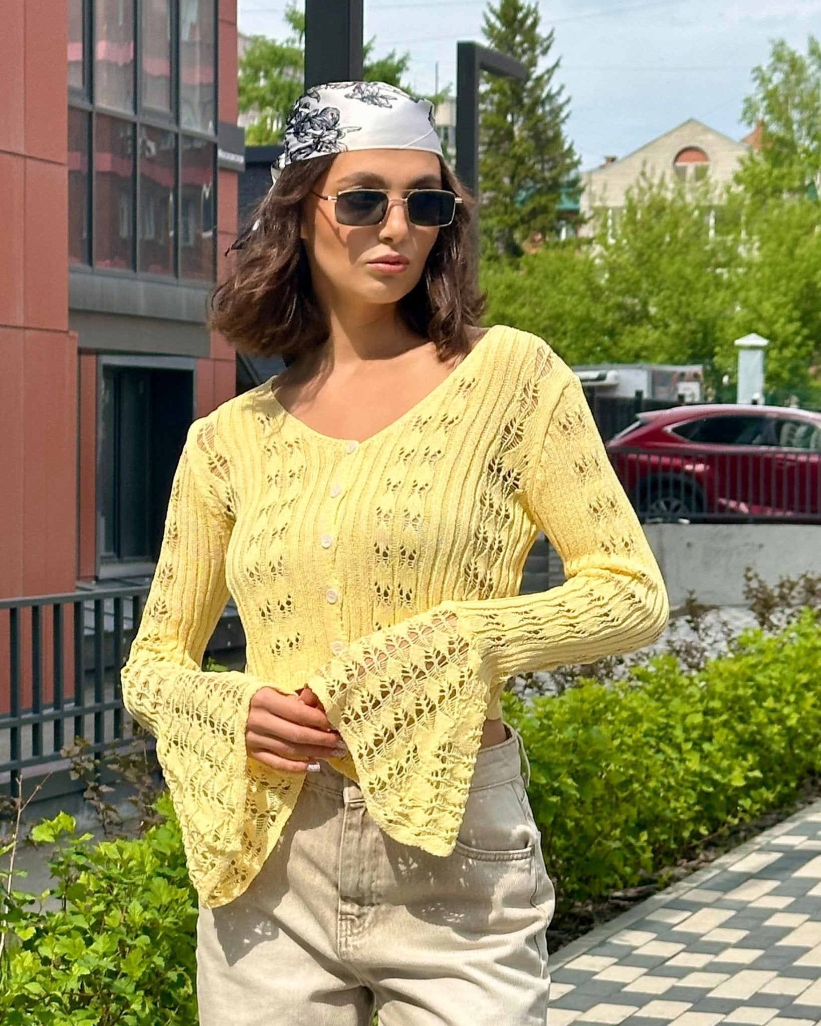 Savannah | Hollow Out Knitted Cardigan