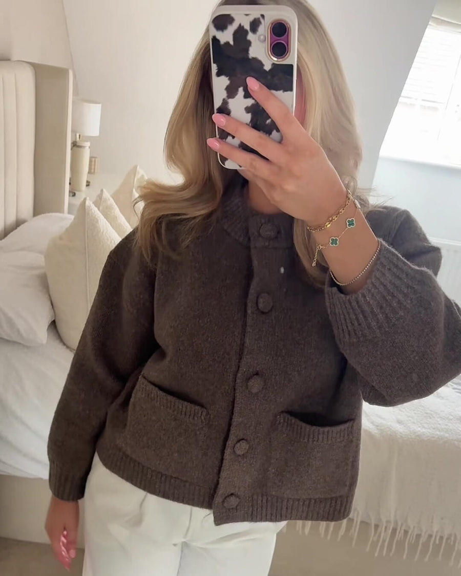 Esther | Thick Knitted Cardigan