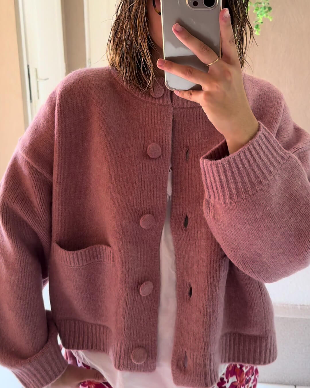 Esther | Thick Knitted Cardigan