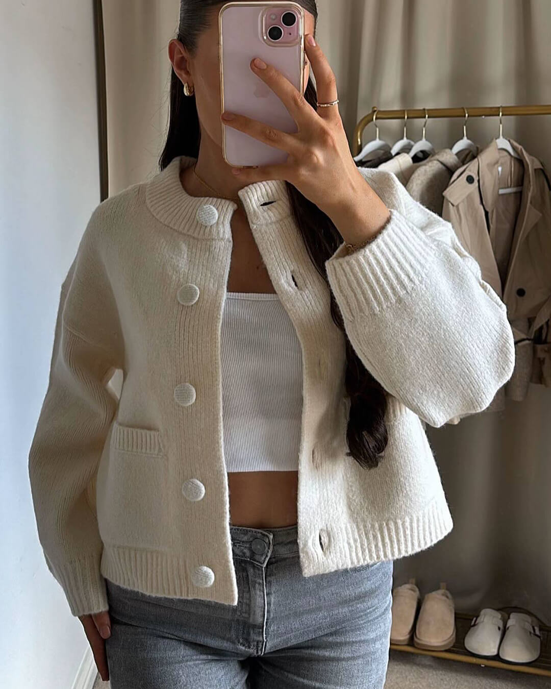Esther | Thick Knitted Cardigan