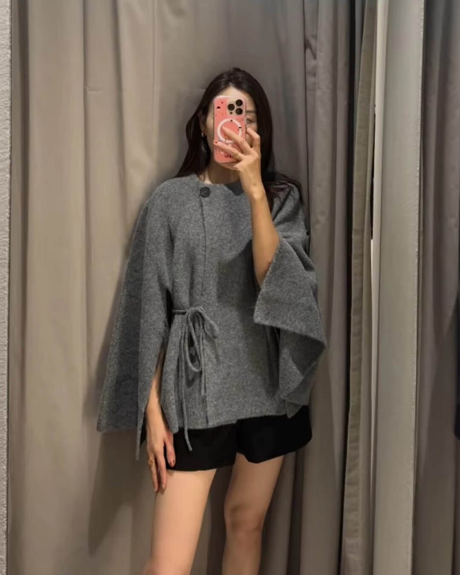 Zoe | Slit Batwing Cardigan
