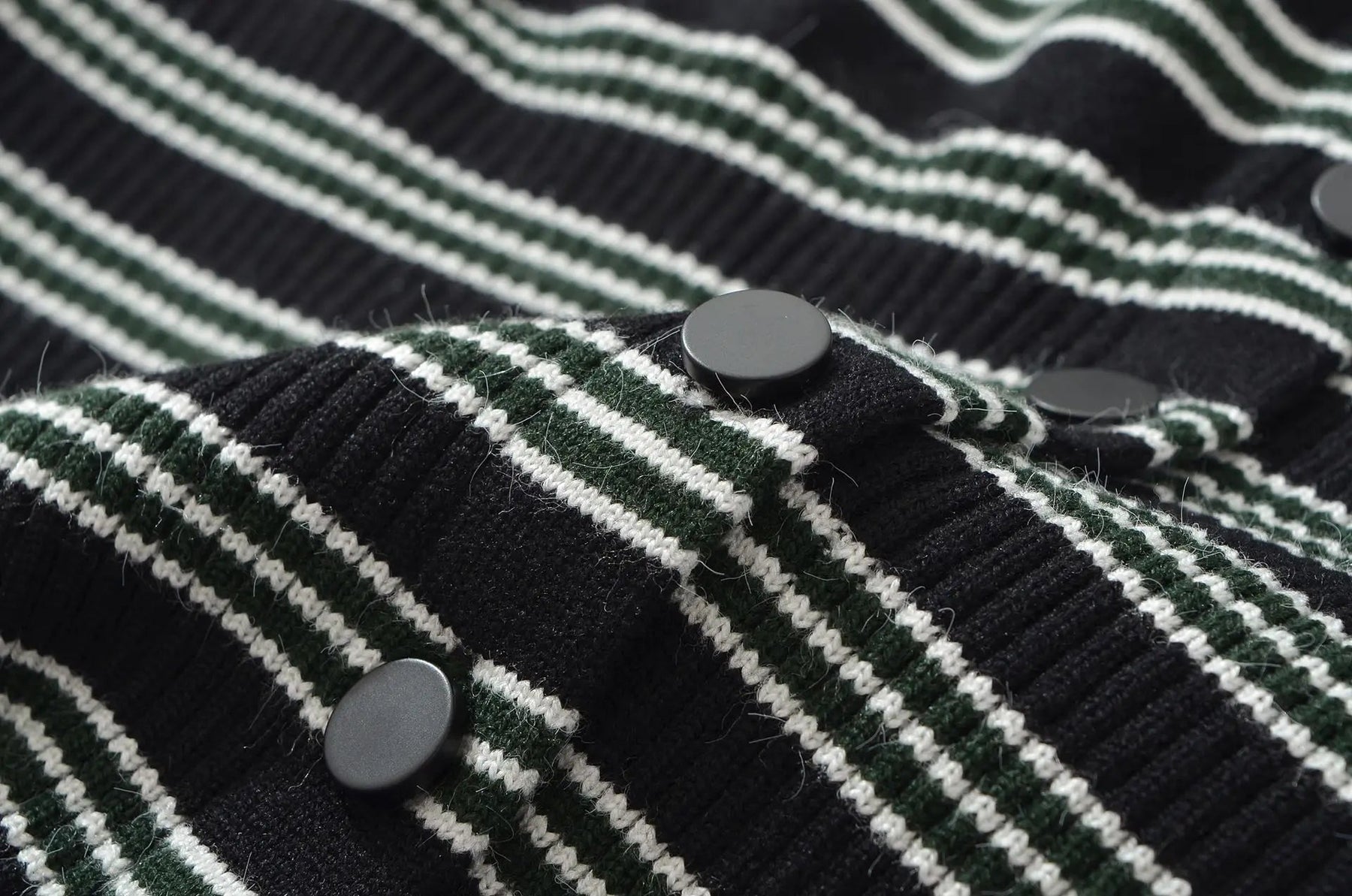 Stephanie | Striped Cardigan Shorts Set