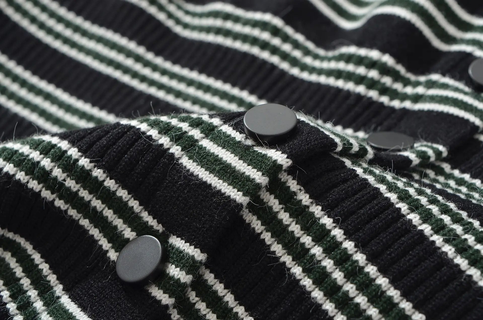 Stephanie | Striped Cardigan Shorts Set