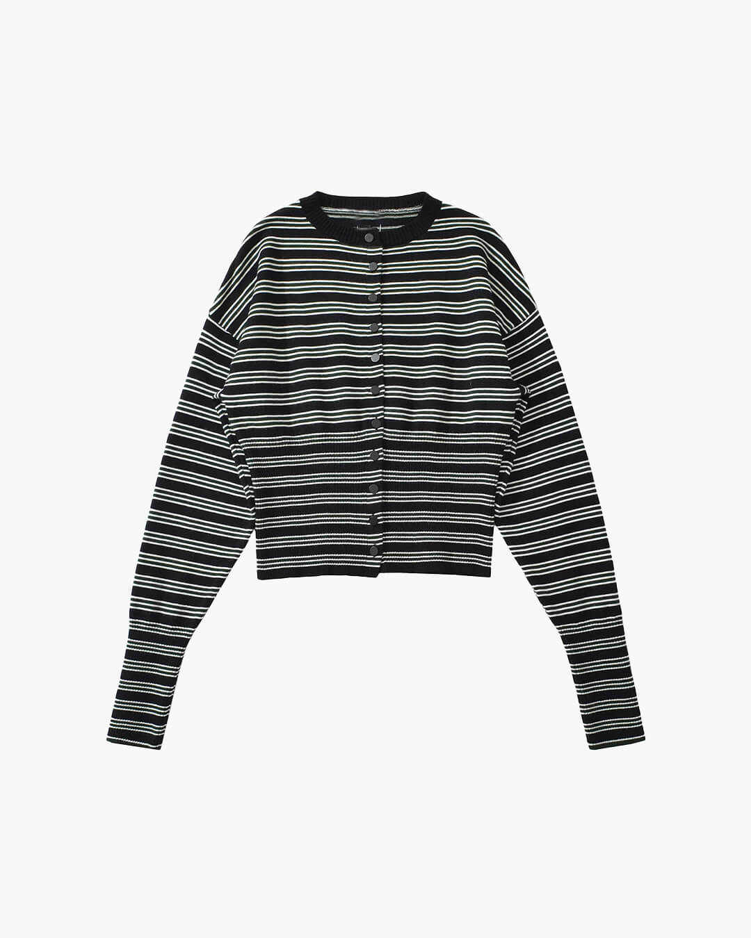 Stephanie | Striped Cardigan Shorts Set