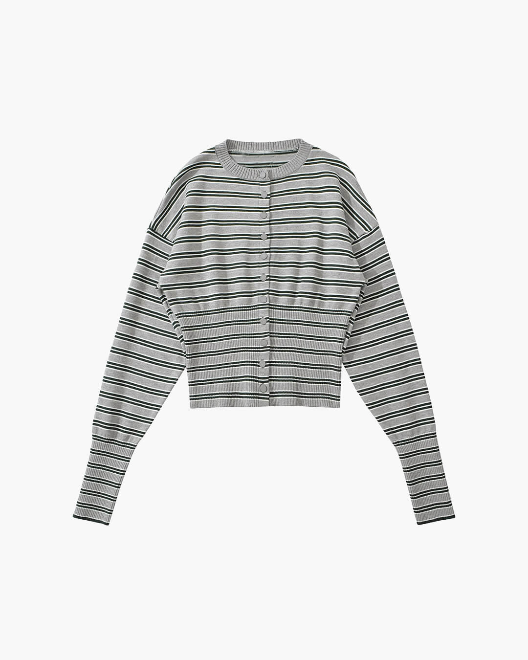 Stephanie | Striped Cardigan Shorts Set