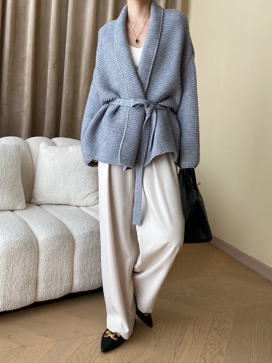 Zara | Belted Knit Cardigan