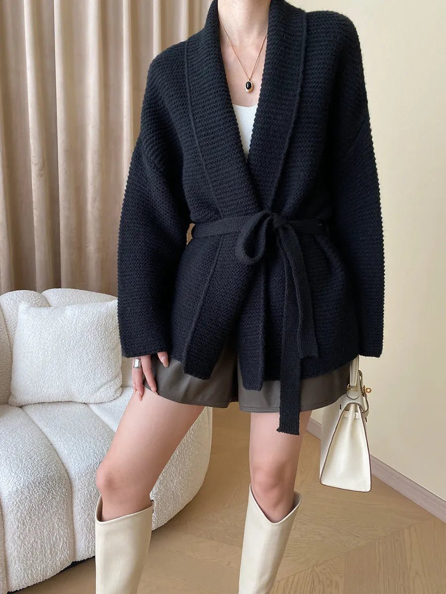 Zara | Belted Knit Cardigan