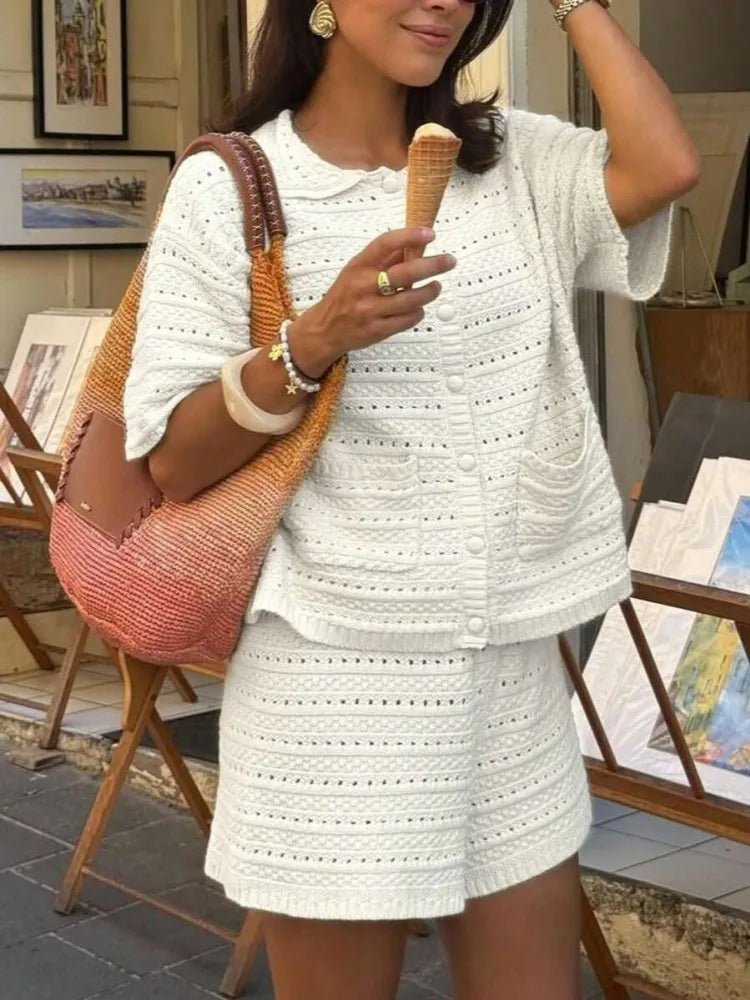 Giselle | Knitted Two-Piece Summer Set