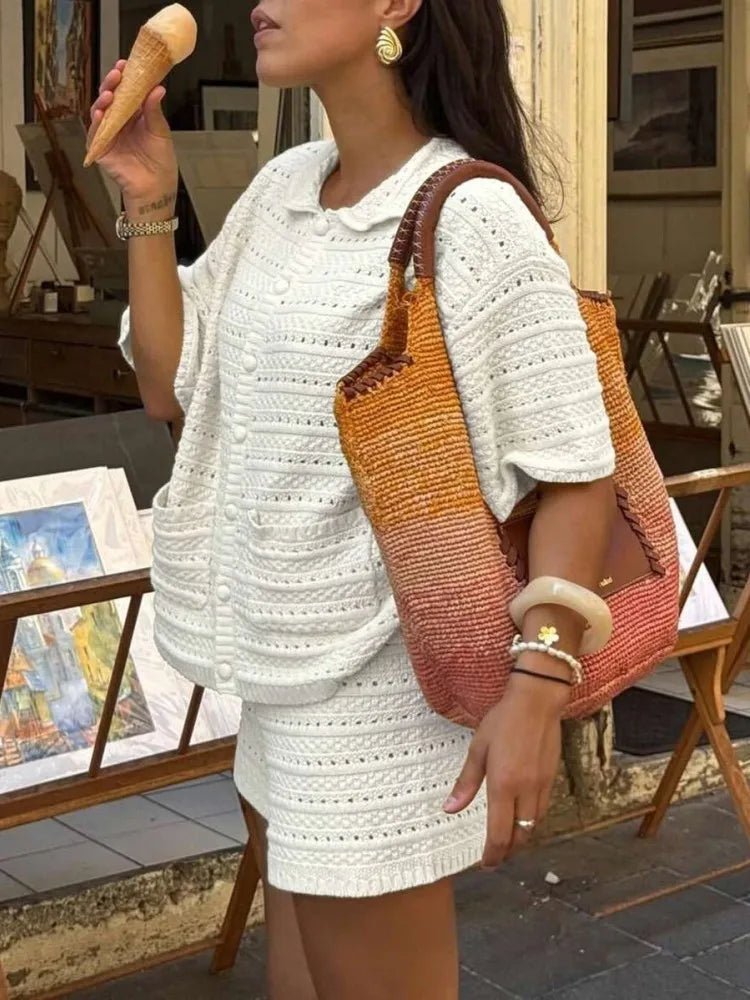 Giselle | Knitted Two-Piece Summer Set