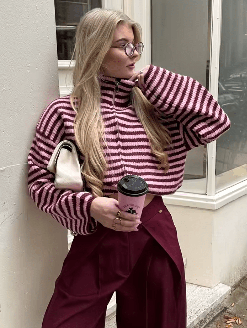 Ophelia | Knit Zip Sweater