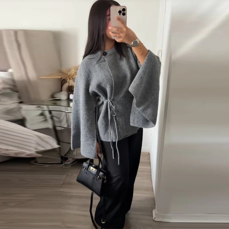 Zoe | Slit Batwing Cardigan