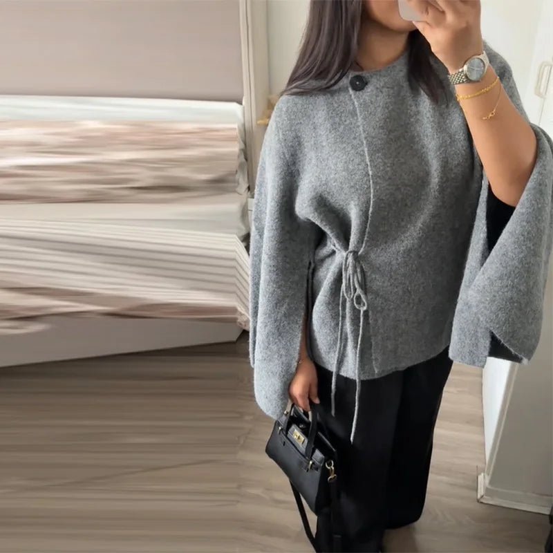 Zoe | Slit Batwing Cardigan