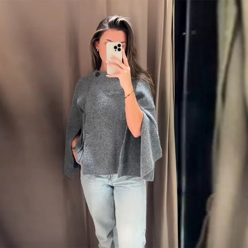 Zoe | Slit Batwing Cardigan