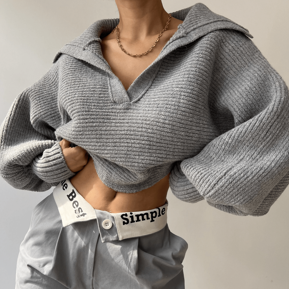 Kate | Oversized Knit Sweater