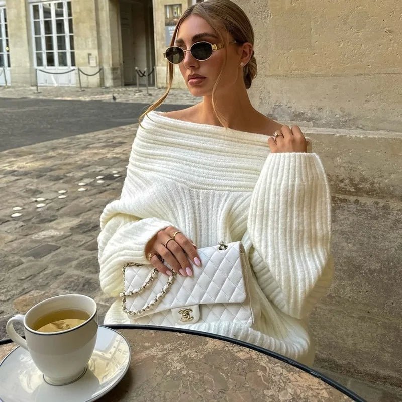 Lexi | Off-Shoulder Knit Sweater