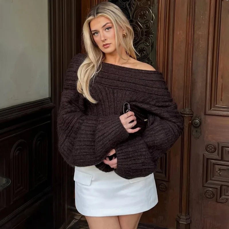 Lexi | Off-Shoulder Knit Sweater