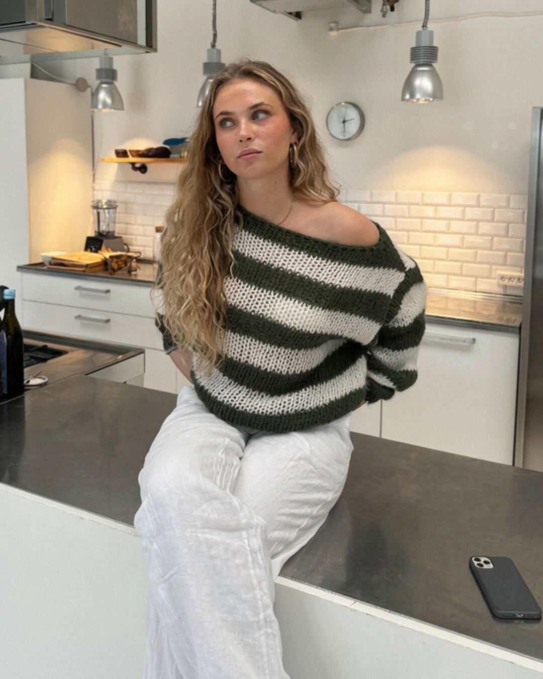 Helena | Striped Loose Sweater
