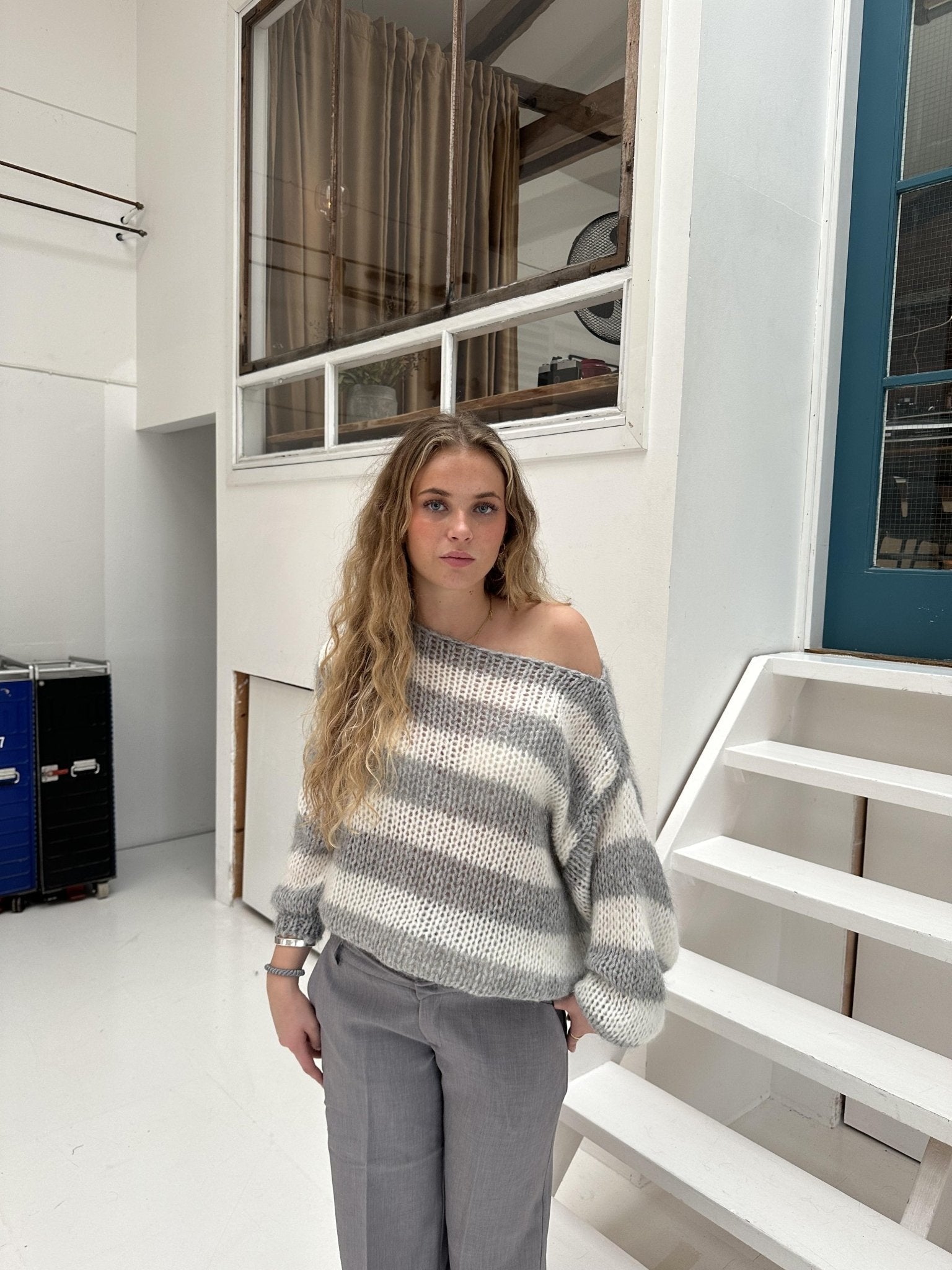 Helena | Striped Loose Sweater