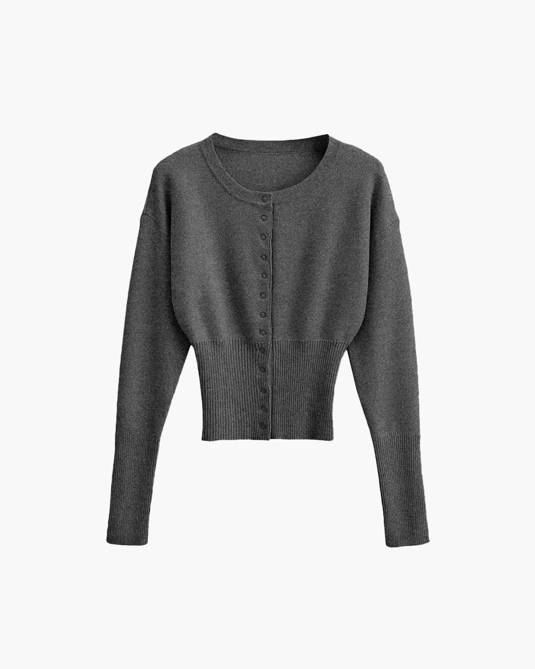 Alisha | Snap Button Knit Cardigan