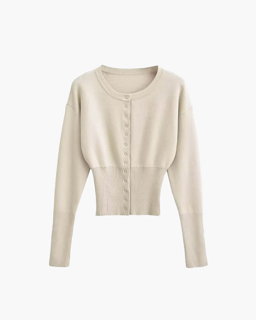 Alisha | Snap Button Knit Cardigan